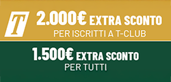 PROMO EXTRA SCONTO T CLUB